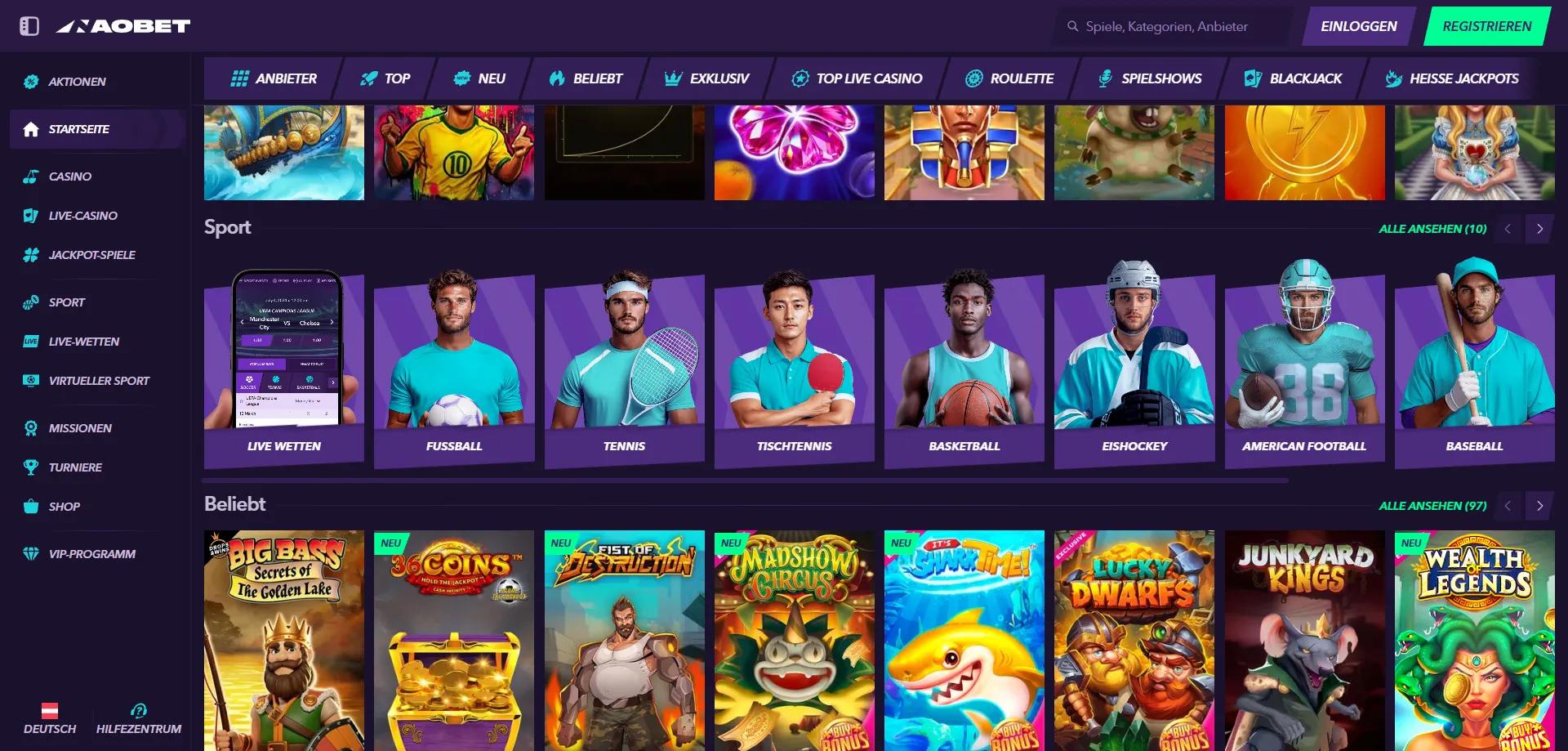 NaoBet Sportwetten – Live-Wetten und virtuelle Sportarten